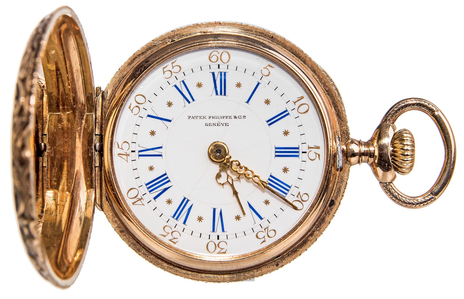Patek Philippe Zegarek kieszonkowy z dekoracj horror vacui ok