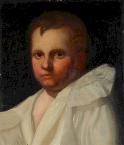 Autor nieznany Portret chłopca w białej koszuli (XIX w.)