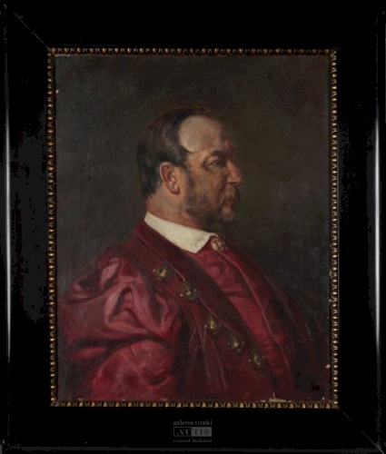 Autor nieznany Portret mężczyzny w żupanie z guzami (XIX/XX w.)