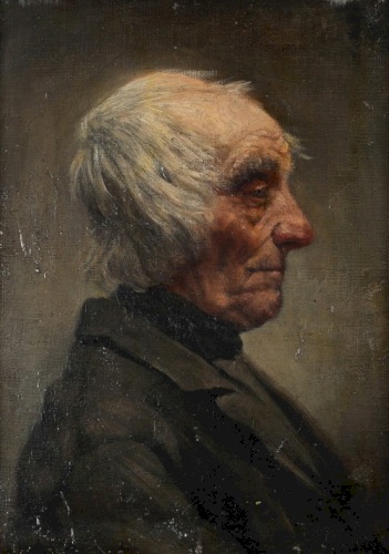 Autor nieznany Portret starca (XIX w.)