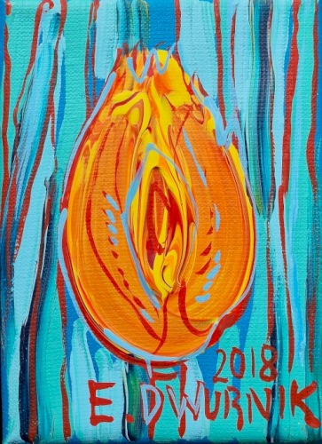 DWURNIK Edward Pomarańczowy tulipan (2018)