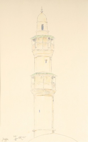 HOFMAN Wlastimil Minaret w Jafie (1945)