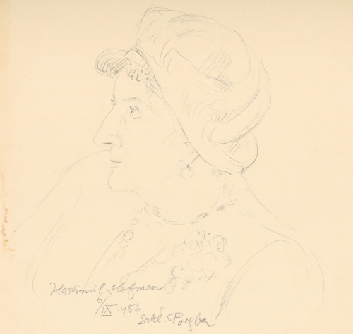 HOFMAN Wlastimil Portret kobiety w czepcu (1956)
