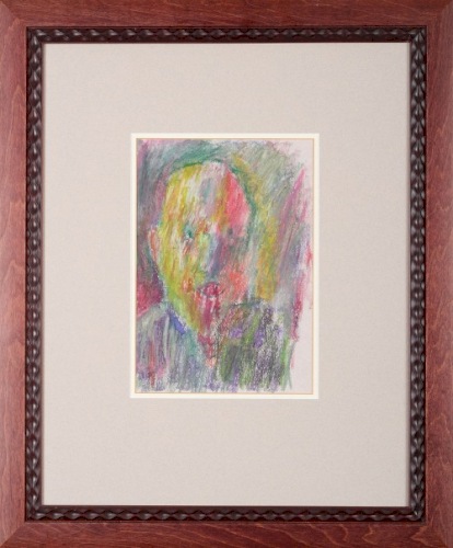 PANEK Jerzy Autoportret w zieleni i fiolecie