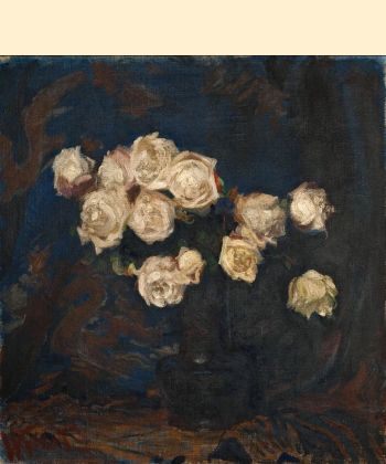 L. Wyczółkowski, Białe róże, 1908, Muzeum Śląskie w Katowicach